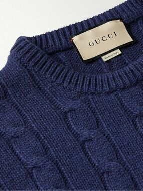 Gucci Navy Knit Sweater